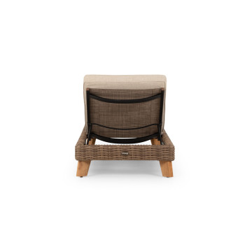 Bahamas Outdoor Sunlounger With Side Table