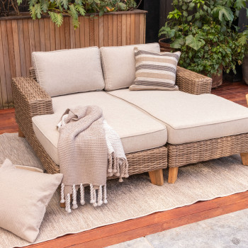 Bahamas Outdoor Chaise Set with Side Table