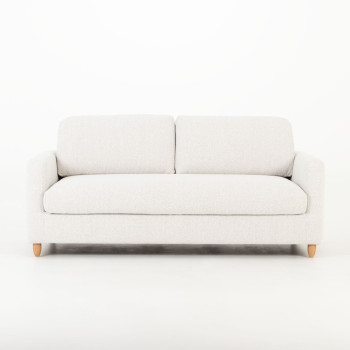 Bella 3 Seater + Ottoman, Light Grey
