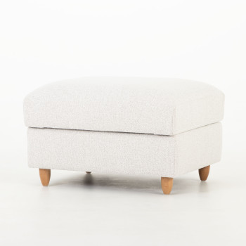 Bella 3 Seater + Ottoman, Light Grey