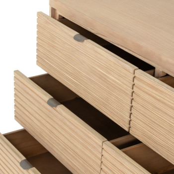 Bromley 6 Piece Bedroom Set with Queen Bed Frame, Light