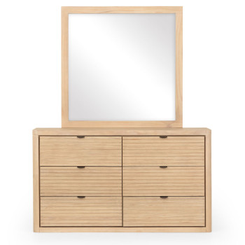 Bromley Lowboy & Dresser Mirror, Light