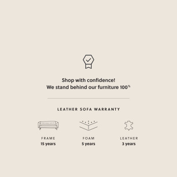 Brooklyn 3 Seater Leather + 2 Seater Leather, Mocha