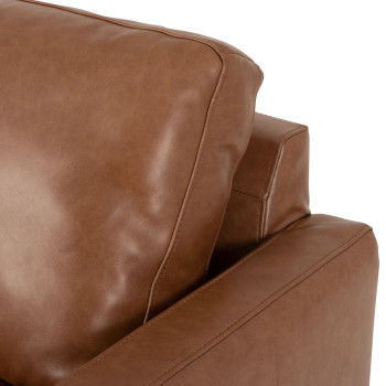 Brooklyn 3 Seater Leather + 2 Seater Leather, Mocha