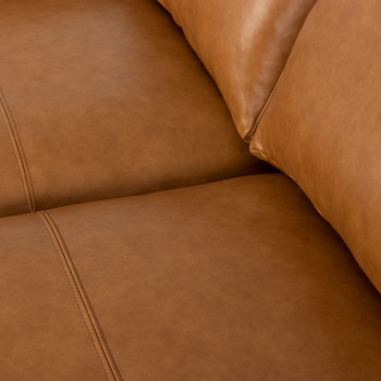 Brooklyn 3 Seater Leather + 2 Seater Leather, Tan