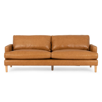Brooklyn 3 Seater Leather + 2 Seater Leather, Tan