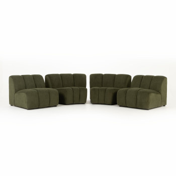 Bryden Modular Corner Suite, Green