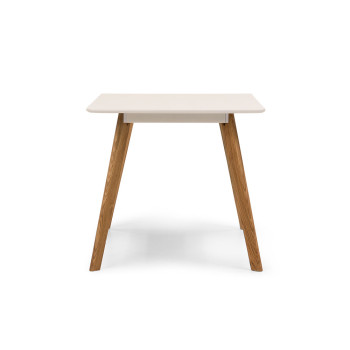 Carson 5 Piece Dining Set - W120, White