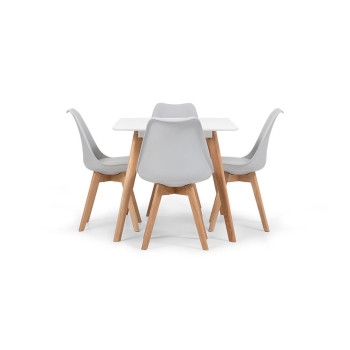 Carson 5 Piece Dining Set - W120, Grey