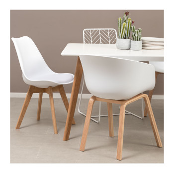 Carson 7 Piece Dining  Set - W160, White