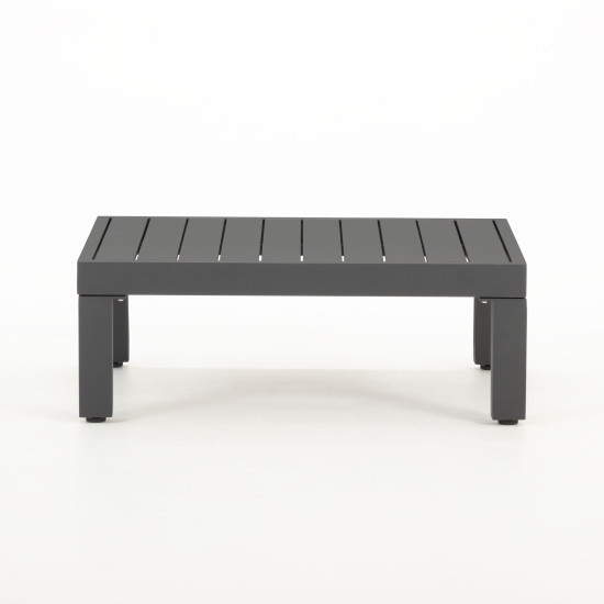 Catalina 4 Piece Outdoor Lounge Set With Coffee Table - W77, Gunmetal