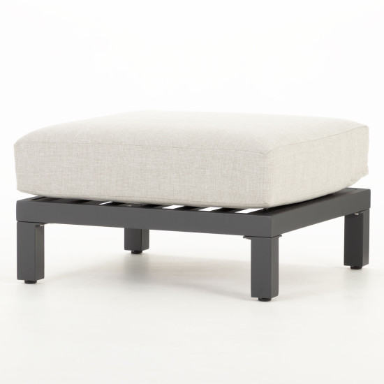 Catalina 5 Piece Outdoor Corner Lounge Set With Coffee Table - W126, Gunmetal