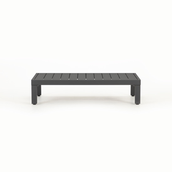 Catalina 5 Piece Outdoor Corner Lounge Set With Coffee Table - W126, Gunmetal