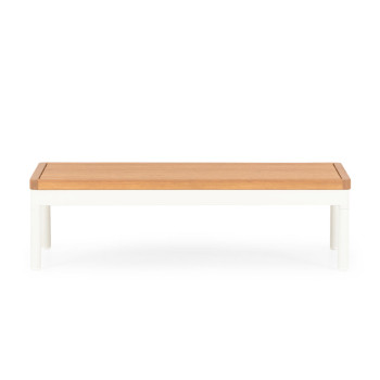 Cayman 3 Piece Outdoor Lounge Set with Coffee Table, White