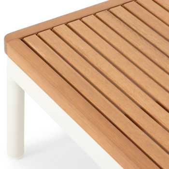 Cayman 3 Piece Outdoor Lounge Set with Coffee Table, White