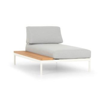 Cayman 3 Piece Outdoor Lounge Set with Coffee Table, White