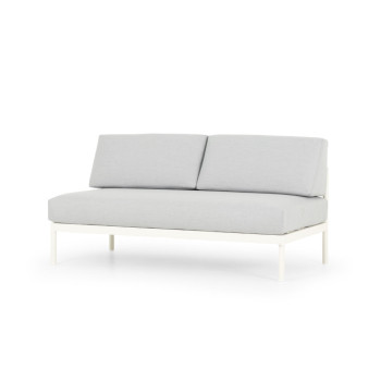 Cayman 3 Piece Outdoor Lounge Set with Coffee Table, White