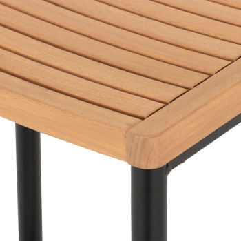 Cayman 5 Piece Outdoor Bar Set, Black