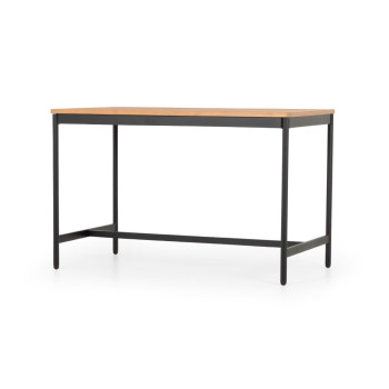 Cayman 5 Piece Outdoor Bar Set, Black