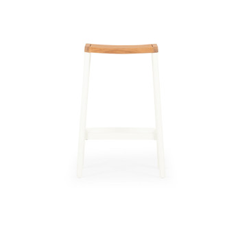 Cayman 5 Piece Outdoor Bar Set, White