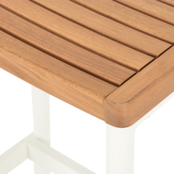 Cayman 5 Piece Outdoor Bar Set, White