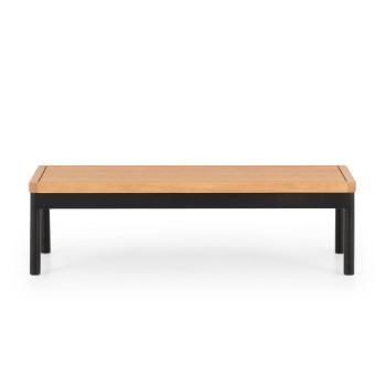 Cayman 6 Piece Outdoor Lounge Set with Coffee Table, Black