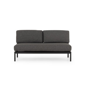 Cayman 6 Piece Outdoor Lounge Set with Coffee Table, Black