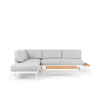 Cayman 6 Piece Outdoor Lounge Set with Coffee Table, White