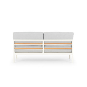 Cayman 6 Piece Outdoor Lounge Set with Coffee Table, White