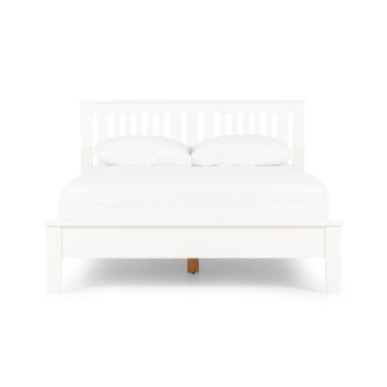 Chelsea 4 Piece Bedroom Set with Queen Bed Frame, White