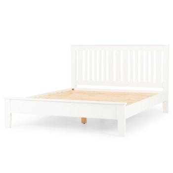 Chelsea 5 Piece Bedroom Set with Queen Bed Frame, White