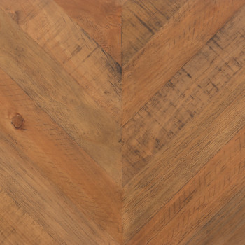 Chevron 3 Piece Bedroom Set with Double/Queen Headboard