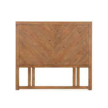 Chevron 4 Piece Bedroom Set with Double/Queen Headboard