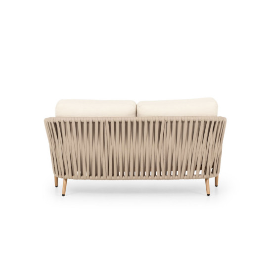 Coast 4 Piece Outdoor Lounge Set with Coffee Table, Natural