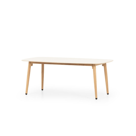 Coast 4 Piece Outdoor Lounge Set with Coffee Table, Natural