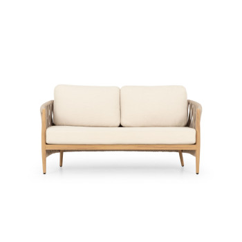 Coast 4 Piece Outdoor Lounge Set with Coffee Table, Natural