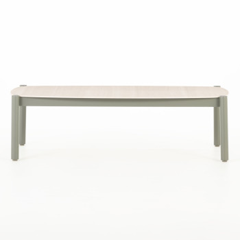 Como 4 Piece Outdoor Lounge Set With Coffee Table, Green