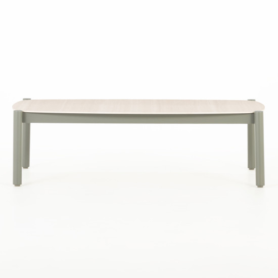 Como 4 Piece Outdoor Lounge Set With Coffee Table, Green