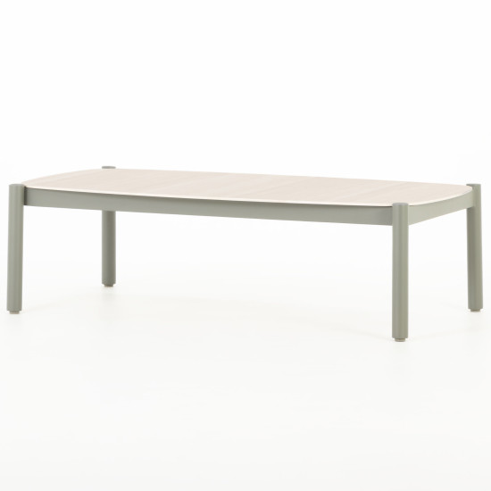 Como 4 Piece Outdoor Lounge Set With Coffee Table, Green