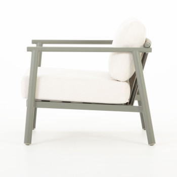 Como 4 Piece Outdoor Lounge Set With Coffee Table, Green