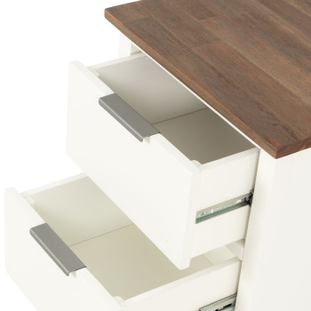 Conway 4 Piece Bedroom Set with Queen Bed Frame, 2 Drawers Bedside and 6 Drawer Tallboy