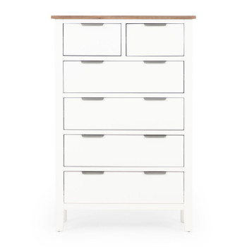 Conway 5 Piece Bedroom Set with Queen Bed Frame, 2 Drawers Bedside and 6 Drawer Tallboy