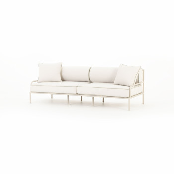 Costa 4 Piece Outdoor Lounge Set With Coffee Table, Dune