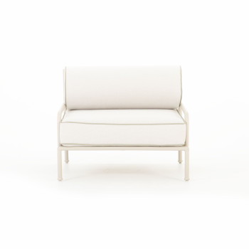 Costa 3 Piece Outdoor Lounge Set With Side Table, Dune
