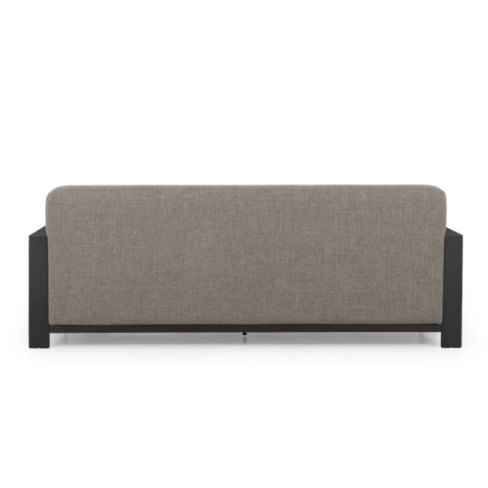 Cyprus 2 Piece Outdoor Lounge Set with Coffee Table, Black