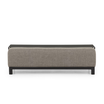 Cyprus 2 Piece Outdoor Lounge Set with Coffee Table, Black