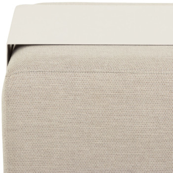 Cyprus 2 Piece Outdoor Lounge Set with Coffee Table, White