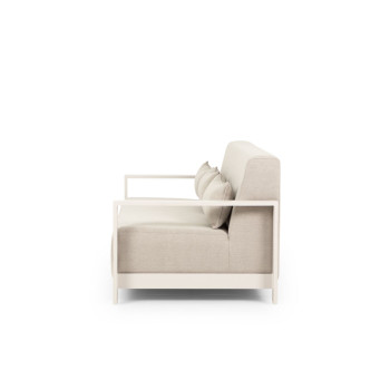 Cyprus 4 Piece Outdoor Lounge Set with Coffee Table, White