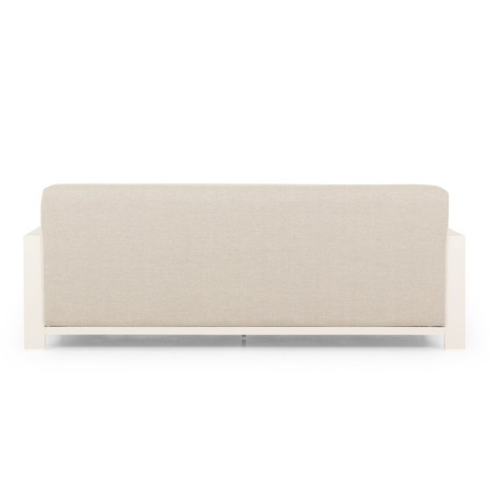 Cyprus 4 Piece Outdoor Lounge Set with Coffee Table, White