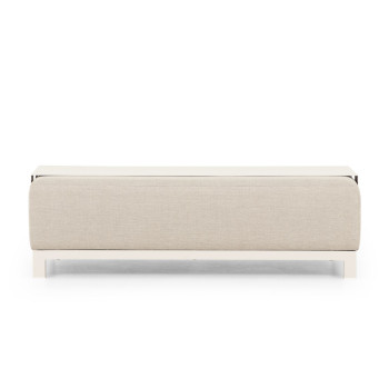 Cyprus 4 Piece Outdoor Lounge Set with Coffee Table, White